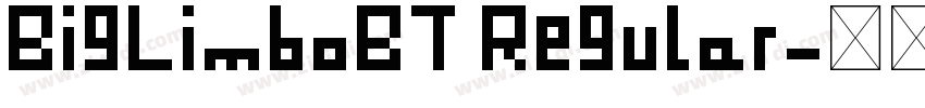 BigLimboBT Regular字体转换